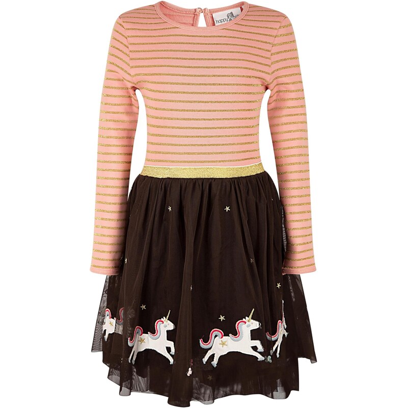 happy girls Šaty zmiešané farby / ružová 66052020