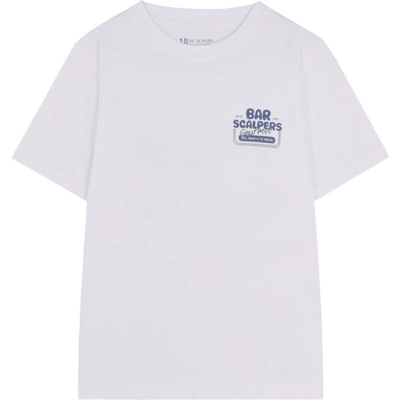Scalpers Tričko modrá / biela 66052075