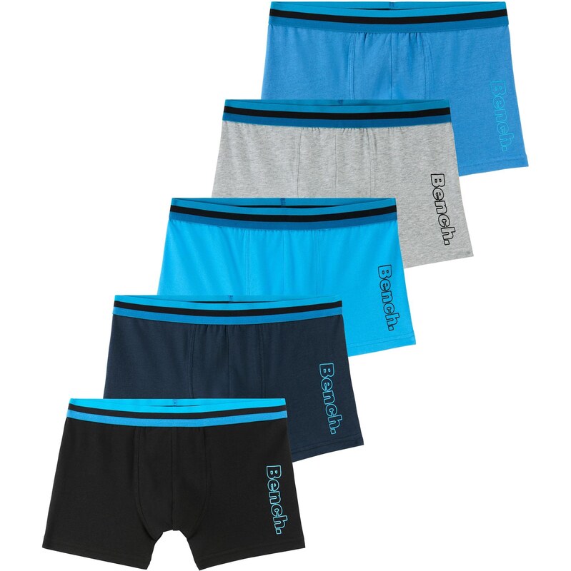 BENCH Nohavičky námornícka modrá / azúrová / sivá melírovaná / čierna 66052080