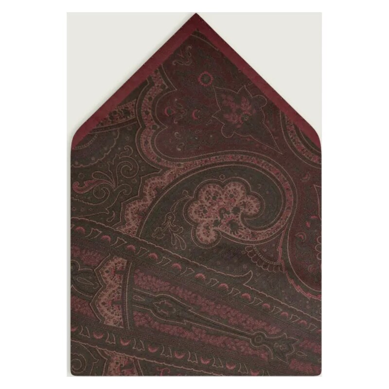 Oscar Jacobson Vlnená vreckovka do saka paisley 65546981