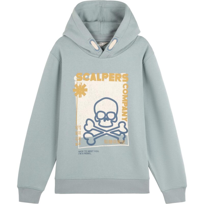 Scalpers Mikina béžová / svetlomodrá / okrová 66052088