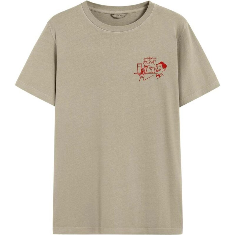 Scalpers Tričko hnedá 66052108