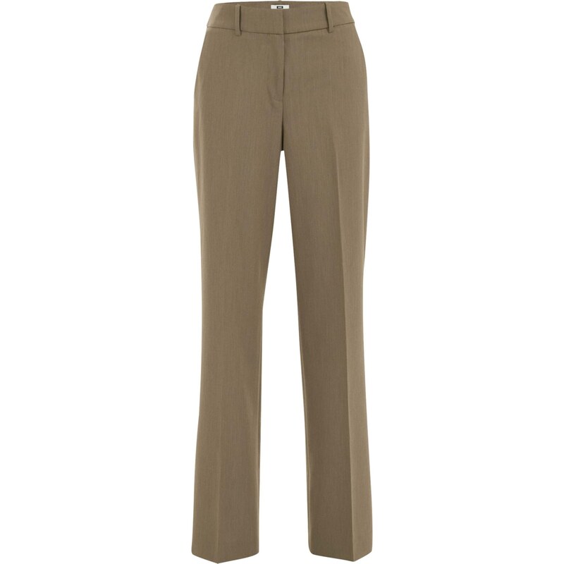 WE Fashion Nohavice s pukmi svetlohnedá 66052183