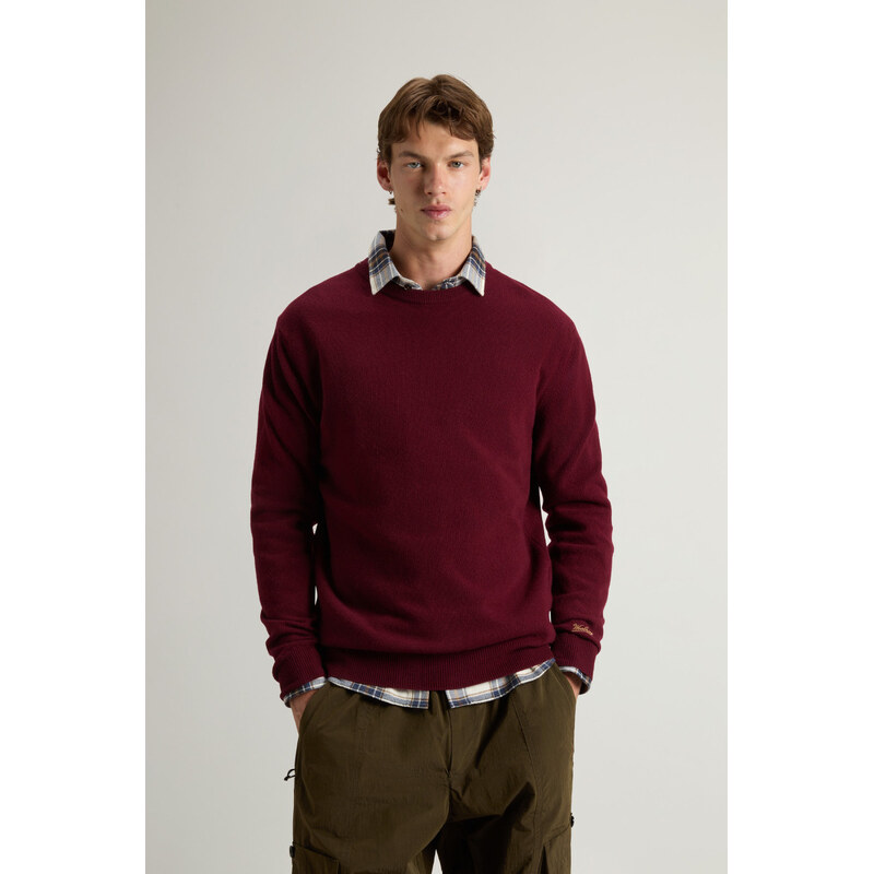 SVETER WOOLRICH LAMBSWOOL CREWNECK 66050125