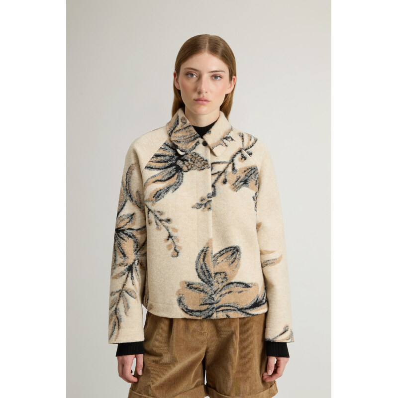 KOŠEĽA WOOLRICH JACQUARD WOOL OVERSHIRT 67047589