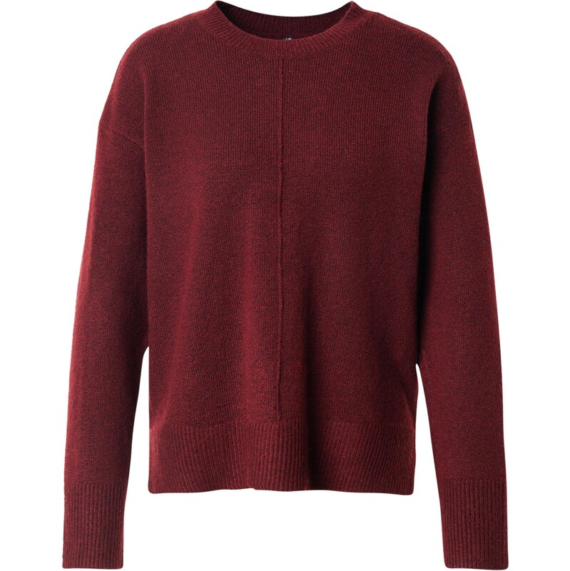 PIECES Sveter PCMALOU vínovo červená 66069403