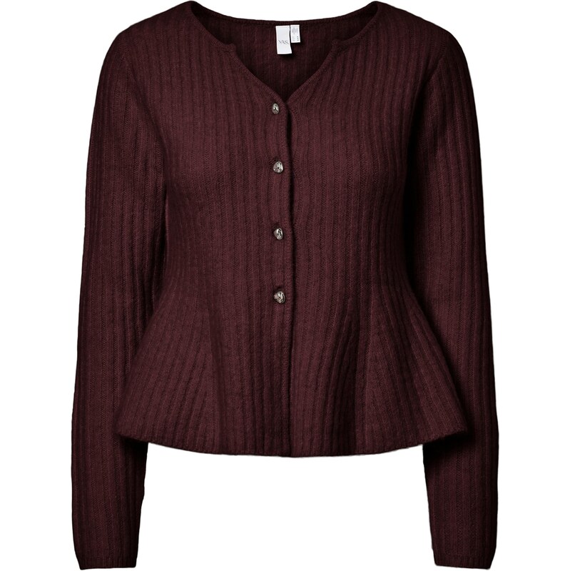 YAS Kardigán YASDOLLY tmavočervená 66052306