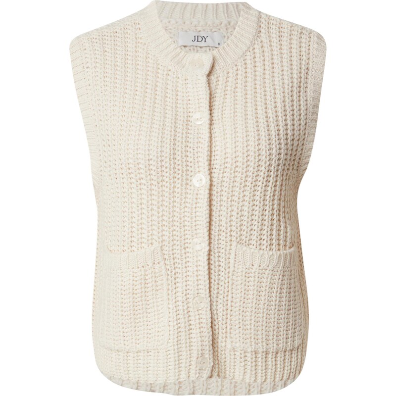 JDY Pletená vesta JDYMABEL krémová 66052428
