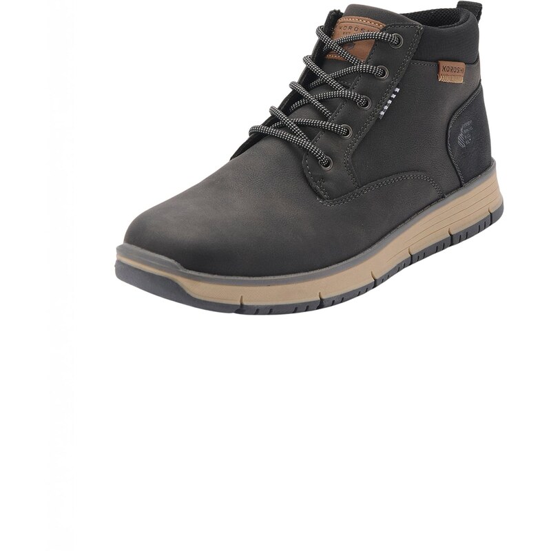 KOROSHI Šnurovacie čižmy antracitová 66052444