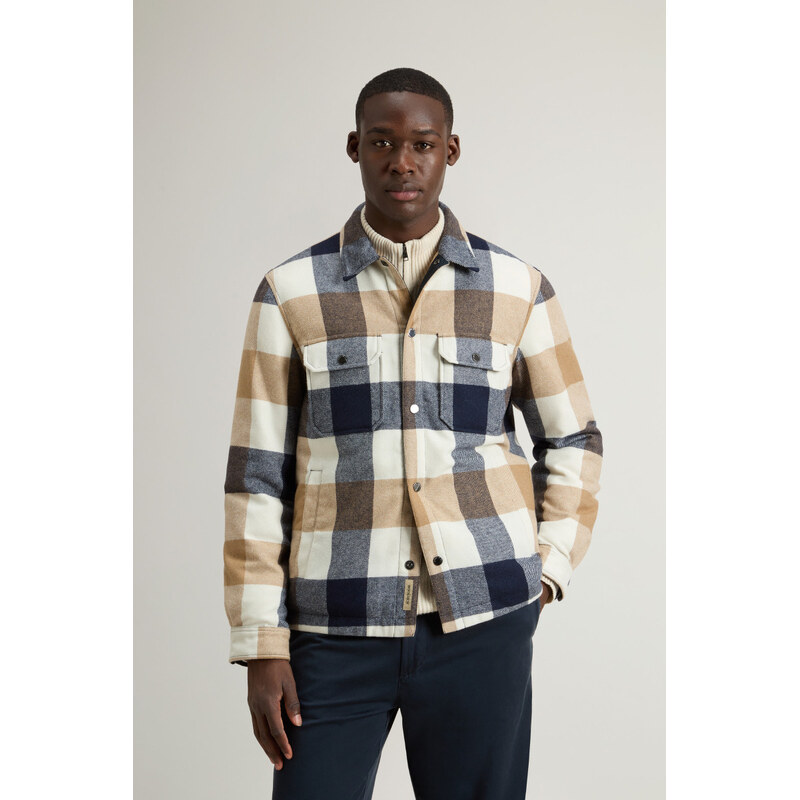 BUNDA WOOLRICH WOOL CHECK ALASKAN SHIRT JACKET 66050132