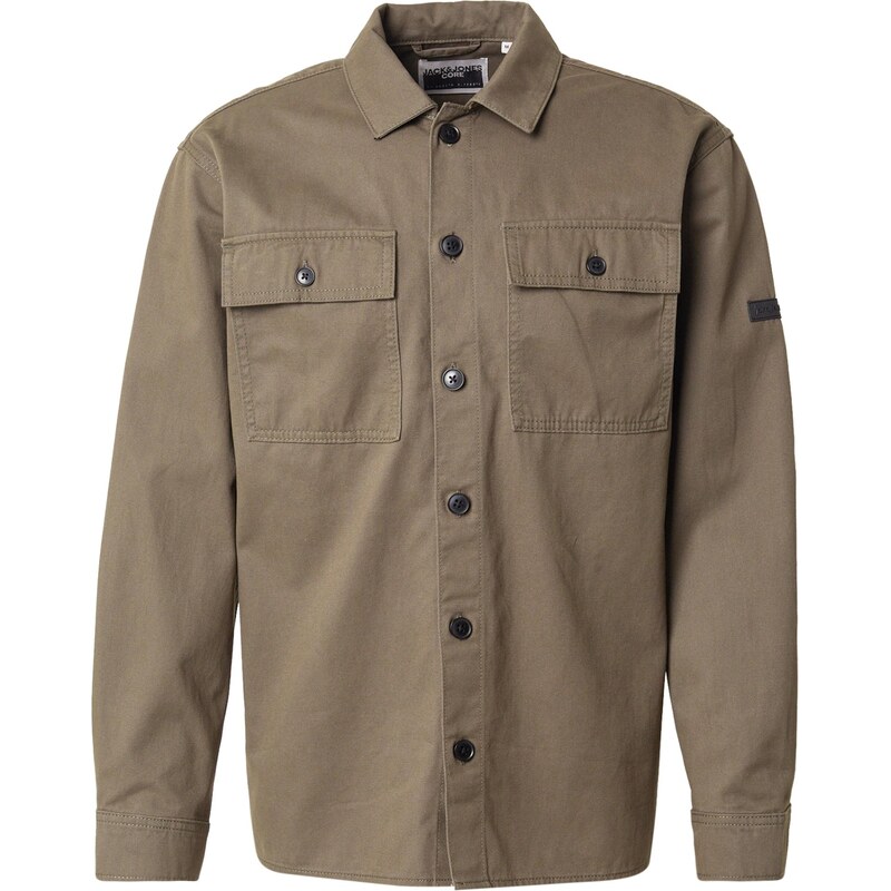 JACK & JONES Prechodná bunda JCOGRID CLASSIC kaki 66052668