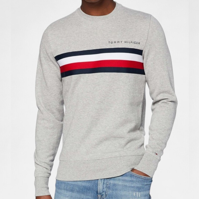 Pánská šedá mikina Tommy Hilfiger M56485 66053981