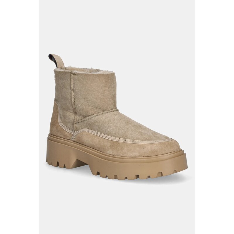 Semišové topánky Tommy Hilfiger REAL SHEARLING PULLON 66079689