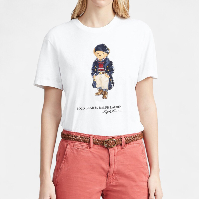 Dámské bílé triko Ralph Lauren 56498 66060022