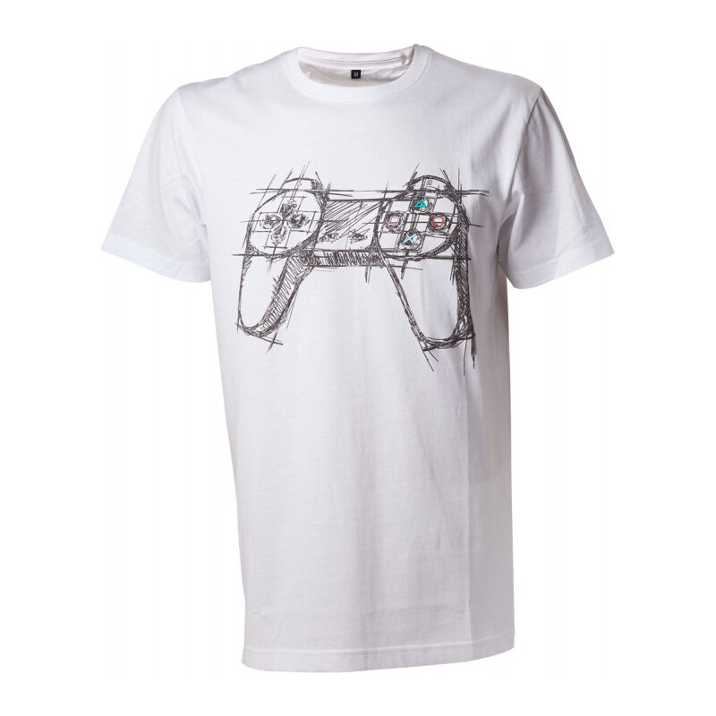 Bioworld Playstation - White Controller (tričko) 66060268