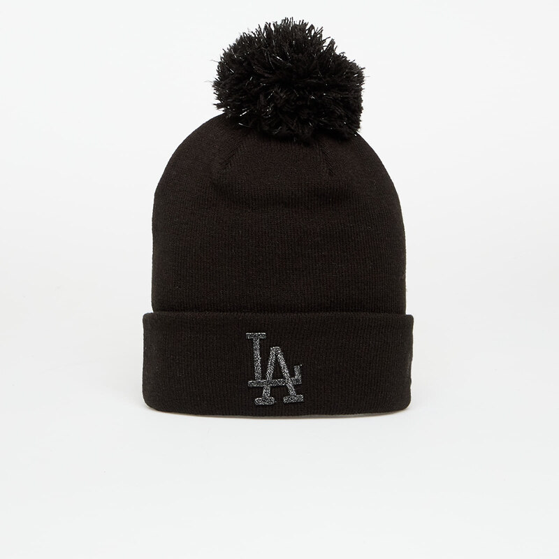 Čiapka New Era Knit Medium Wmns MLB Metallic Bobble Beanie Los Angeles 66060663