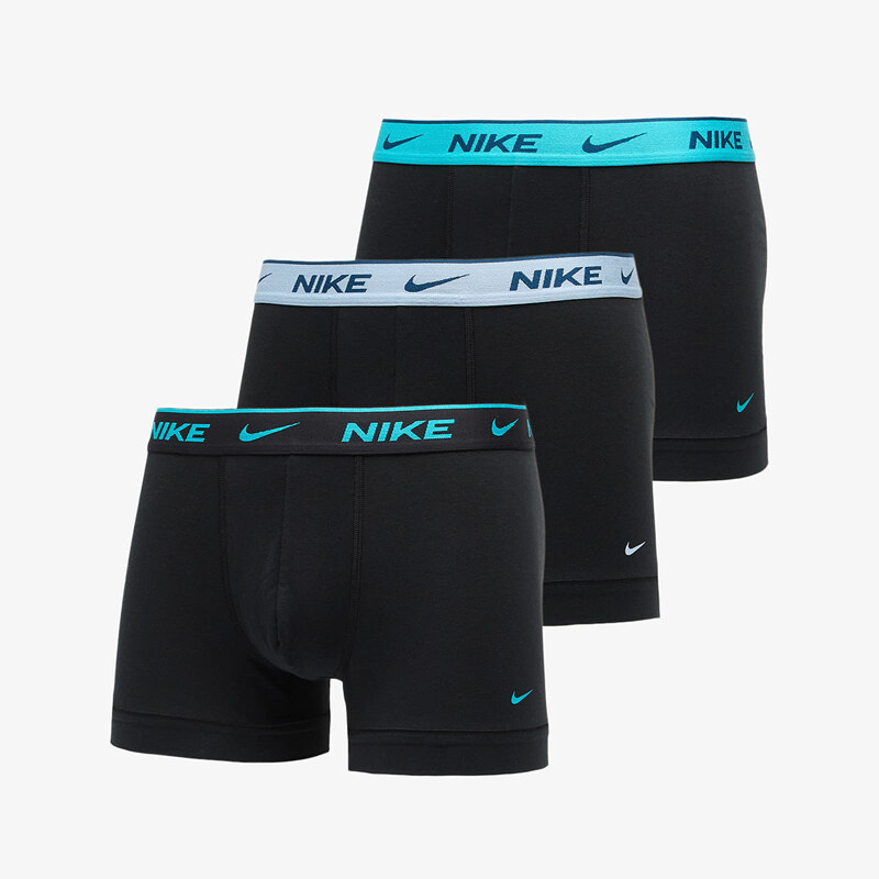 Boxerky Nike Dri-FIT Everyday Cotton Stretch Trunk 3-Pack Black L 66060617