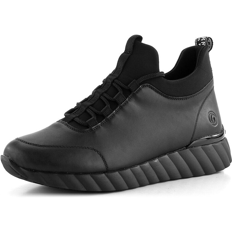 Remonte šnurovacia nízka členková obuv čierna D5977-01 66061015