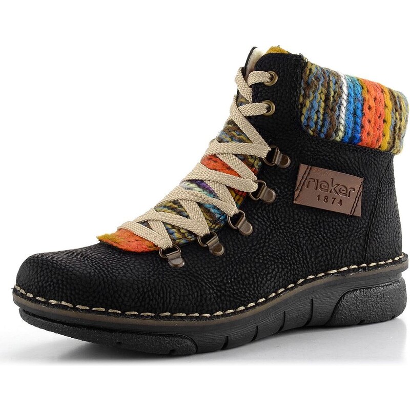 Rieker členkové topánky čierne/farebné 73343-00 66061033