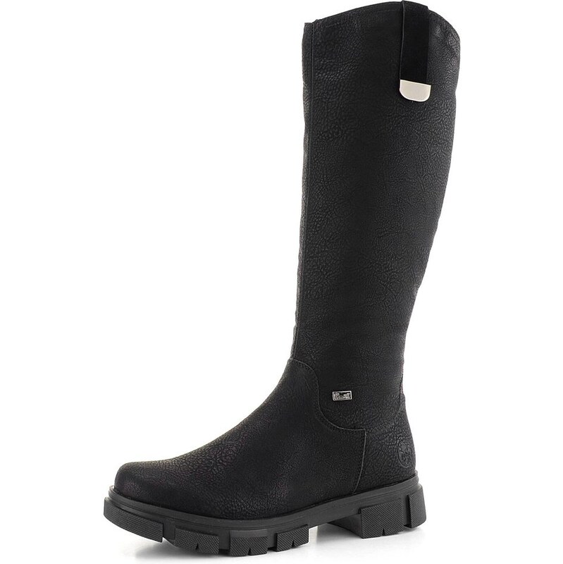 Rieker čižmy s membránou a hrubou podošvou čierne Y7190-00 66061039