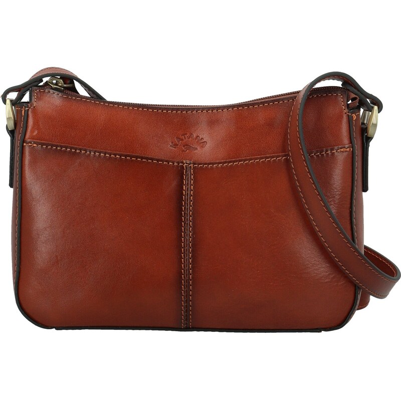 Dámska kožená crossbody kabelka hnedá - Katana Denali hnedá 66113277