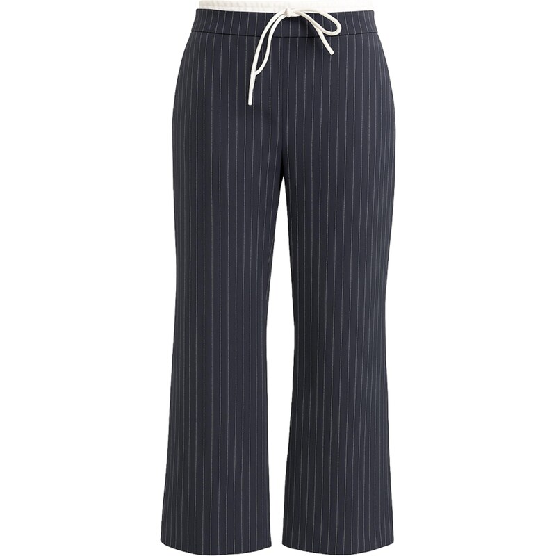 studioselect Plisované nohavice Sally námornícka modrá / biela 66010196