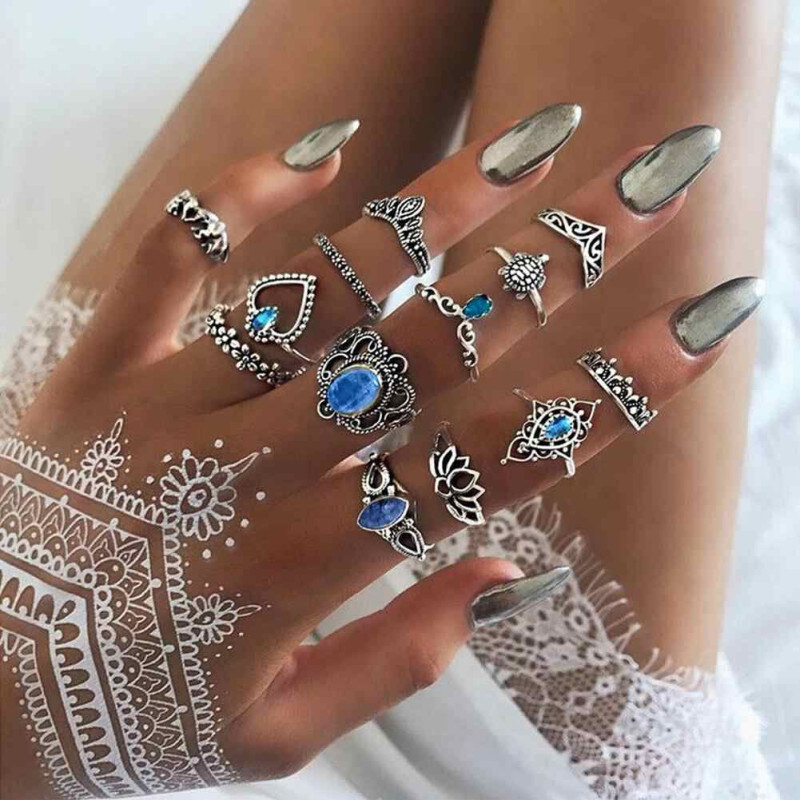 Impress Jewelry Sada Bohém prsteňov 13ks Luvinia 66062424