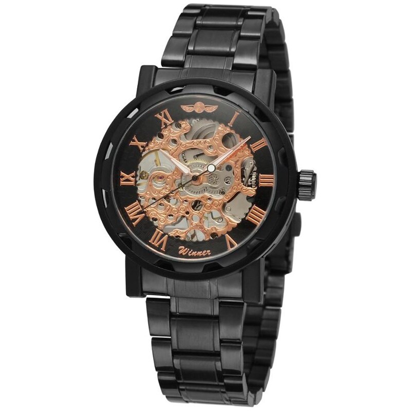 Pánske mechanické hodinky Winner JS12-BLC 65223569