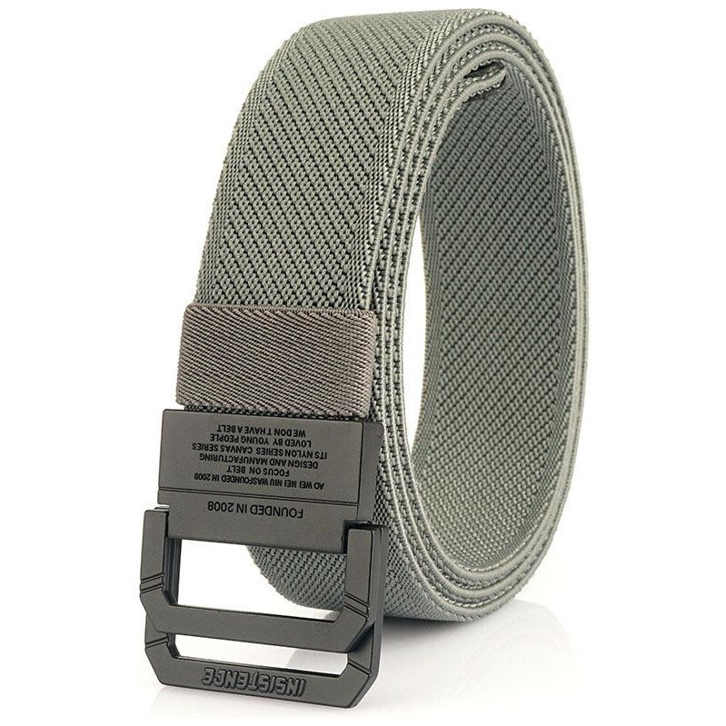 Lifestyle Nylonový opasok s kovovou prackou Hanovre Šedý 66062621