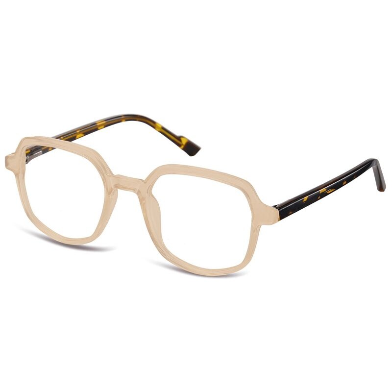 Montana Geometrické okuliare bez dioptrii - hranaté Scott Krémové 66062628