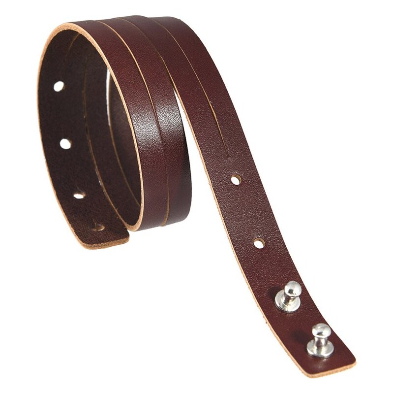 Lodestar Kožený náramok Achilles Hnedý 17-22 cm 66062634