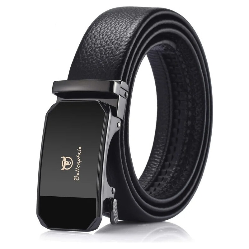 Bullcaptain kožený opasok automat Hamelin Čierny 66062643