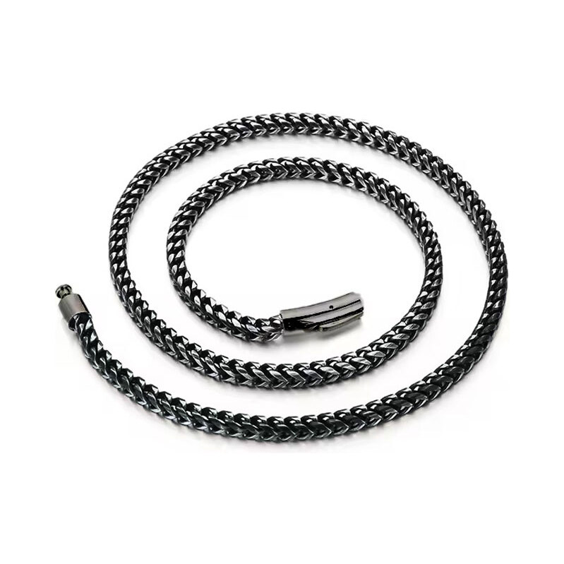 Impress Jewelry Retiazka z chirurgickej ocele Hyginus Gunmental 60cm 66062644