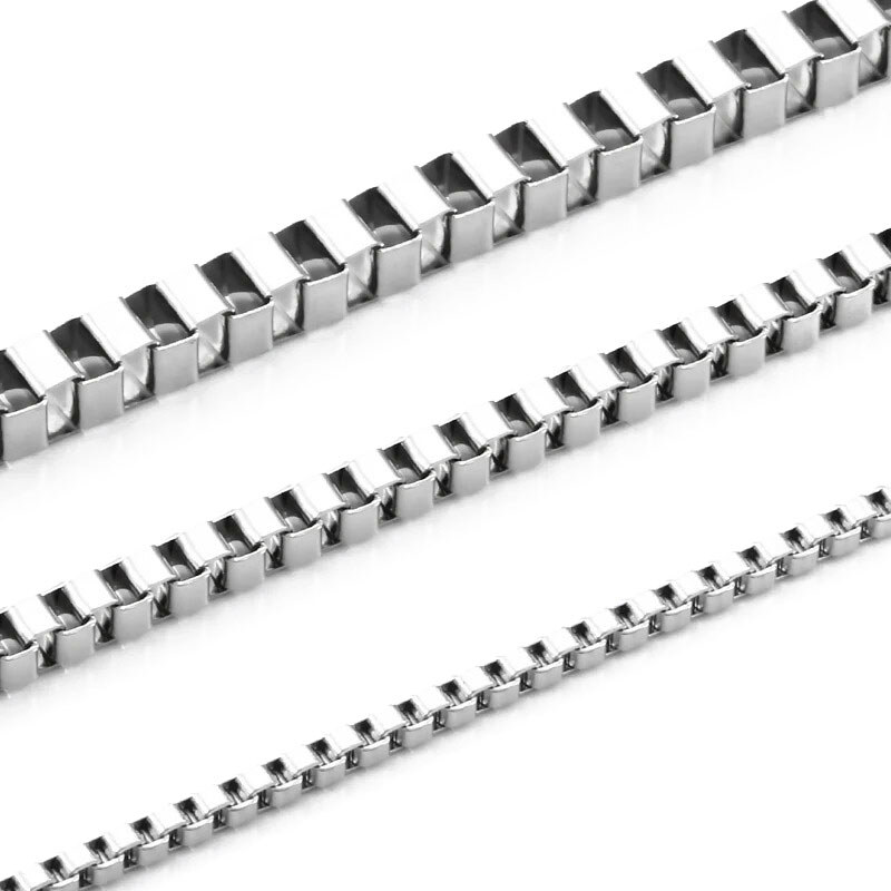 Impress Jewelry Retiazka z chirurgickej ocele Benátska kocka / Square 66062683