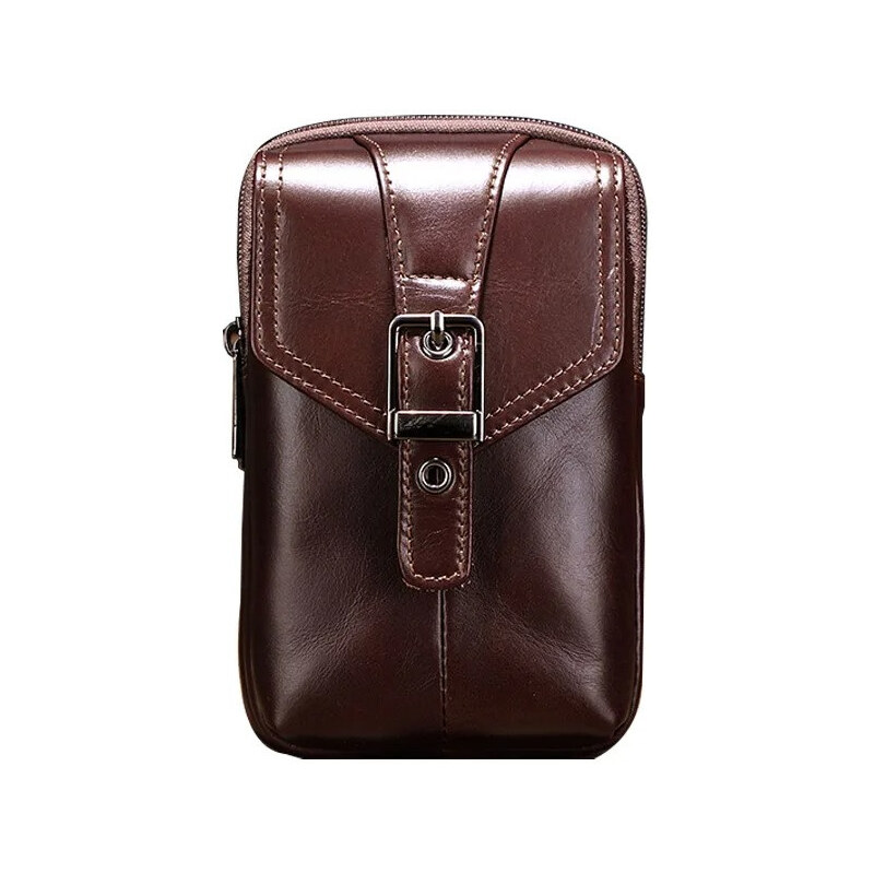 Bullcaptain kožená taška aj oblička Donop Hnedý 66062719