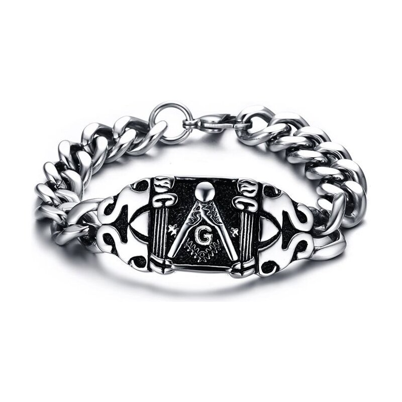 Impress Jewelry Náramok z chirurgickej ocele Bratstvo Svetla 66062724