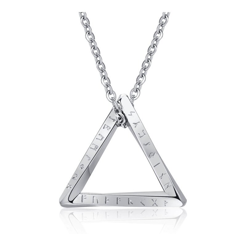 Impress Jewelry Prívesok z chirurgickej ocele Runový trojuholník 66062722