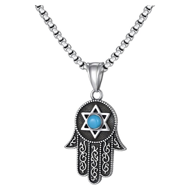 Impress Jewelry Prívesok z chirurgickej ocele Fatima Hamsa 66062721