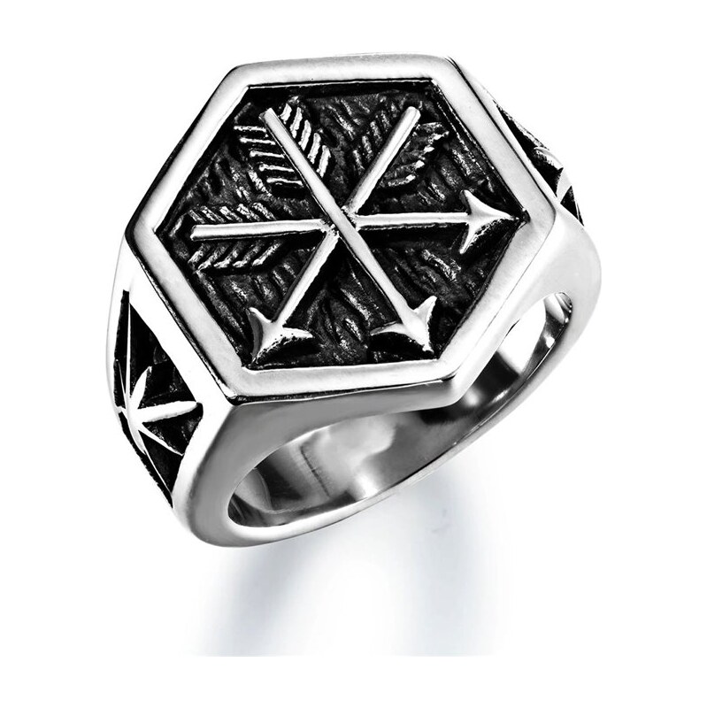 Impress Jewelry Prsteň z chirurgickej ocele Pathfinder 66062741