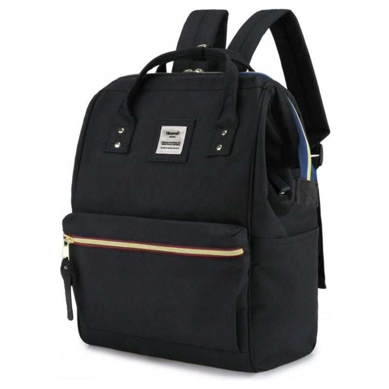 Himawari študentský batoh s USB port Apaté Čierny color 19L 66062782