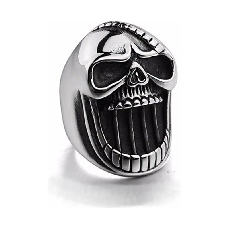 Impress Jewelry Prsteň z chirurgickej ocele Lebka Skull Opener 66062789