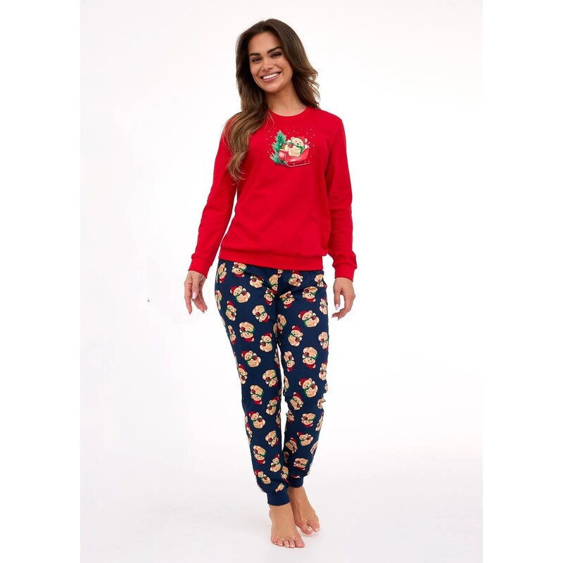 Dámske pyžamo Cornette 671/422 Teddy Christmas 2XL 67231091