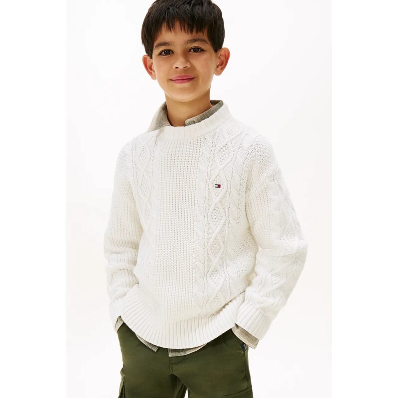 Detský bavlnený sveter Tommy Hilfiger 66062386