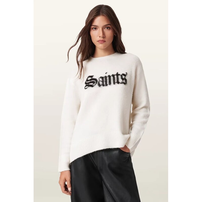 Sveter s prímesou vlny AllSaints SAINTS 67095604