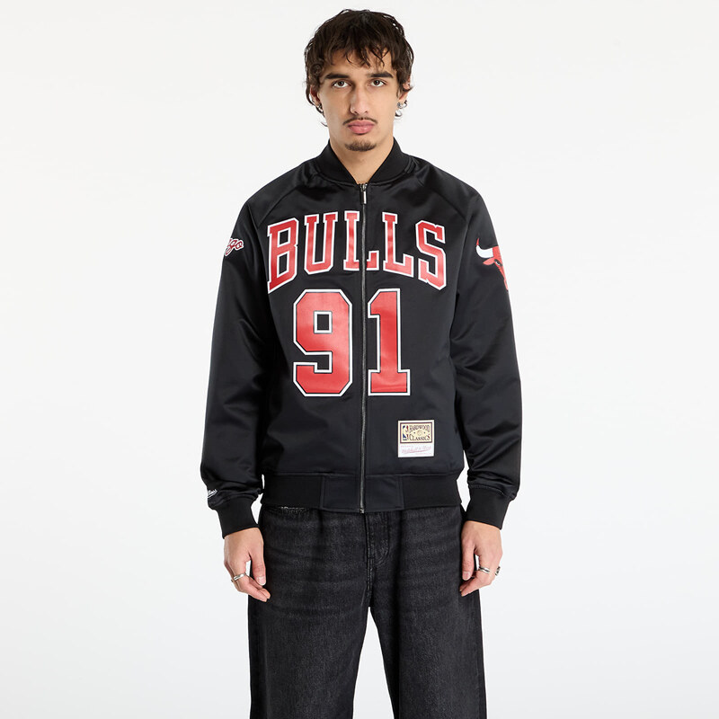 Bunda Mitchell & Ness NBA Maxxed Out Satin Jacket Bulls Dennis Rodman 66063174