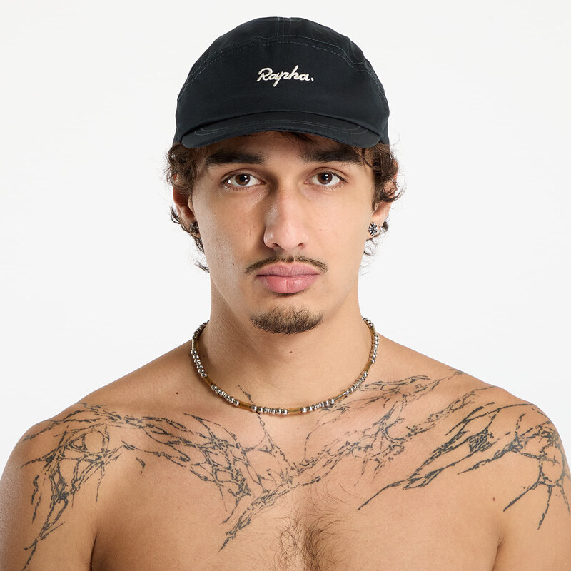 Šiltovka Rapha Logo Cap Black/ White Universal 66063159