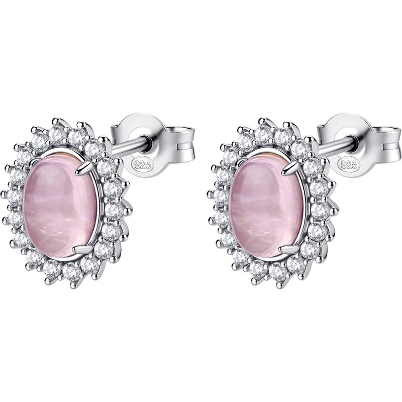 Brosway Očarujúce strieborné náušnice Fancy Vibrant Pink FVP123 66585483