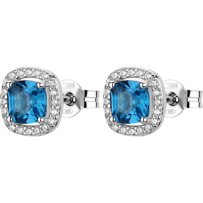 Brosway Nadčasové strieborné náušnice Fancy Freedom Blue FFB127 66584232