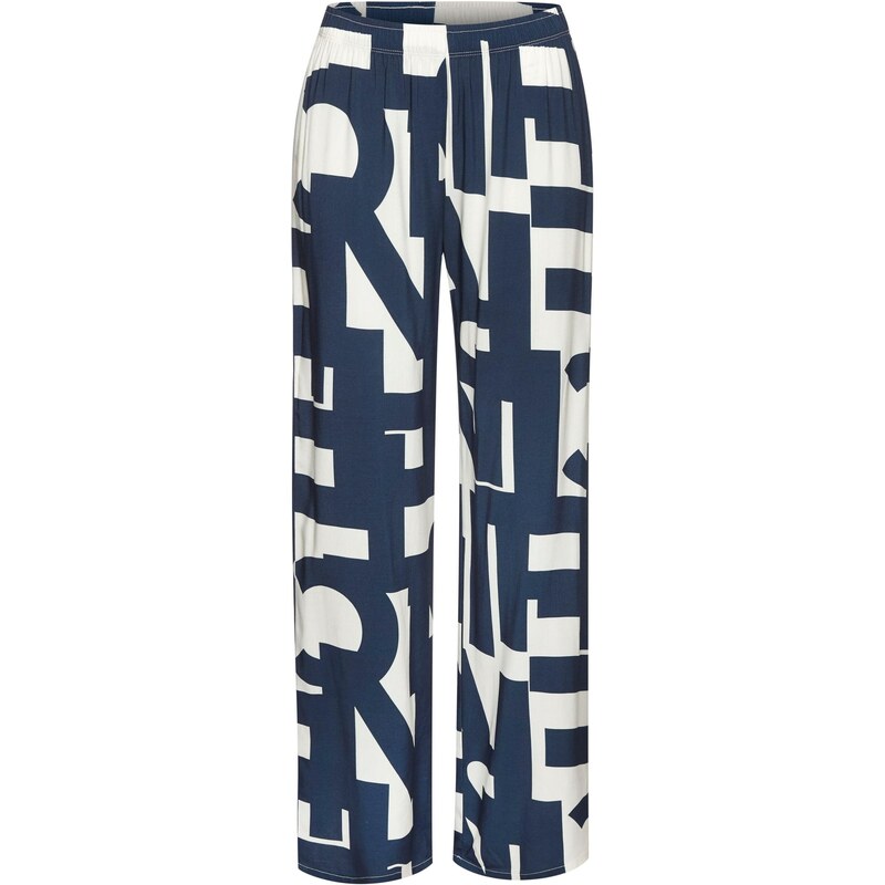 FRENCH CONNECTION Pyžamové nohavice tmavomodrá / biela 66068671