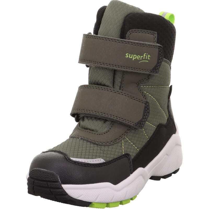 SUPERFIT Snehule CULUSUK 2.0 olivová / neónovo zelená / tmavozelená / 66068729